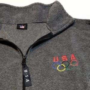 USA Olympic Fleece zip-up jacket